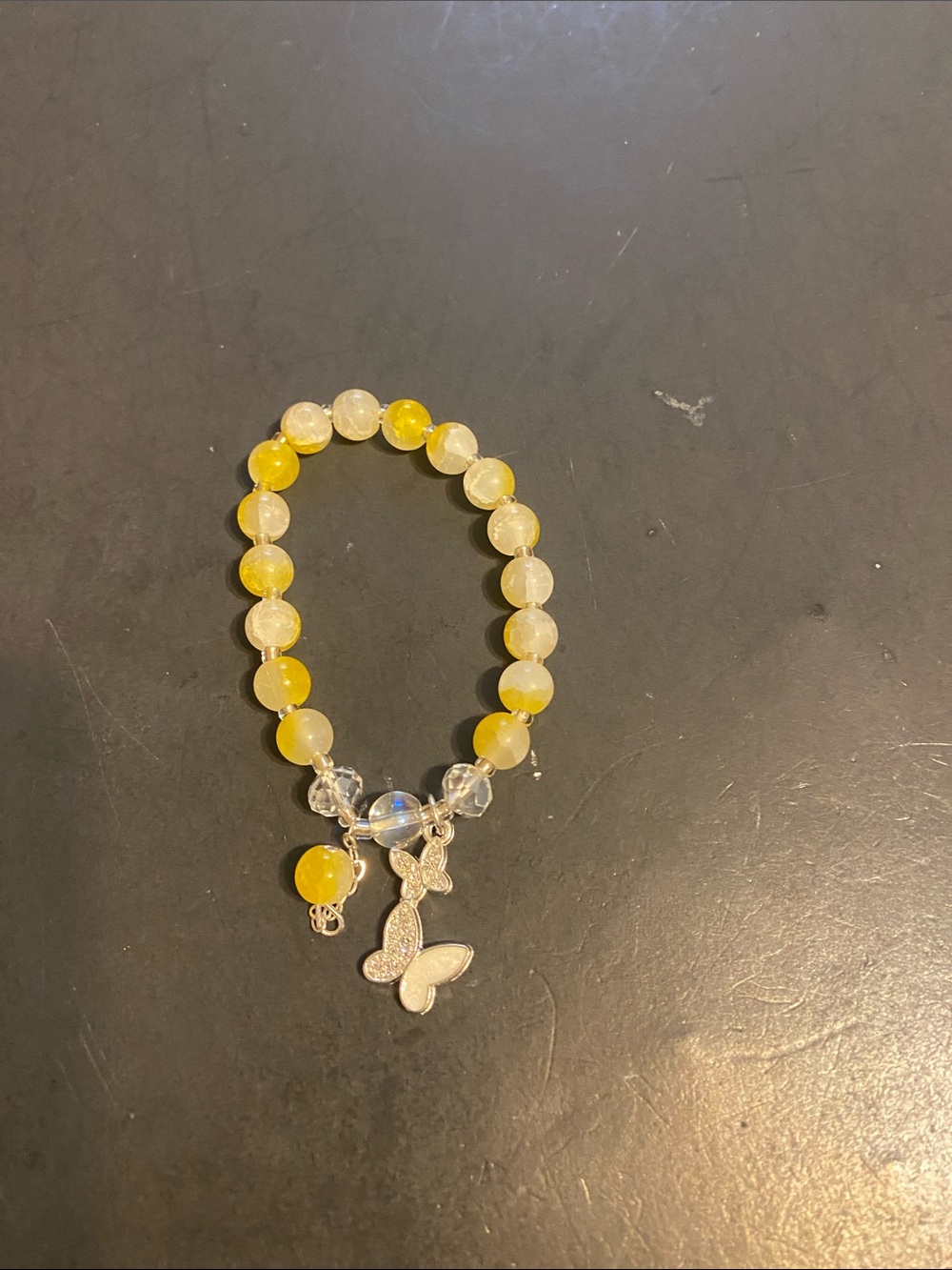 Fashion Jewelry Blue & Yellow Beaded Charm Bracelets - Picture 3 of 3